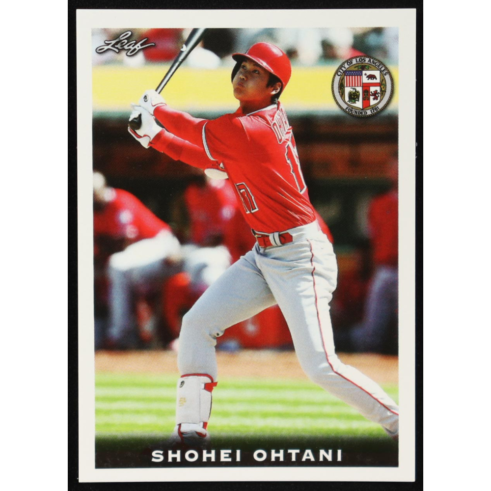 Shohei Ohtani 2018 Leaf National Convention #Rookie03 RC at PristineAuction.com