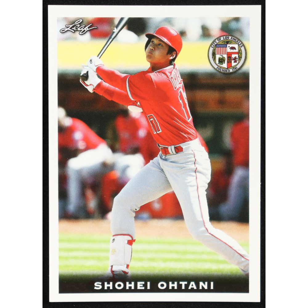 Shohei Ohtani 2018 Leaf National Convention #Rookie03 RC at PristineAuction.com