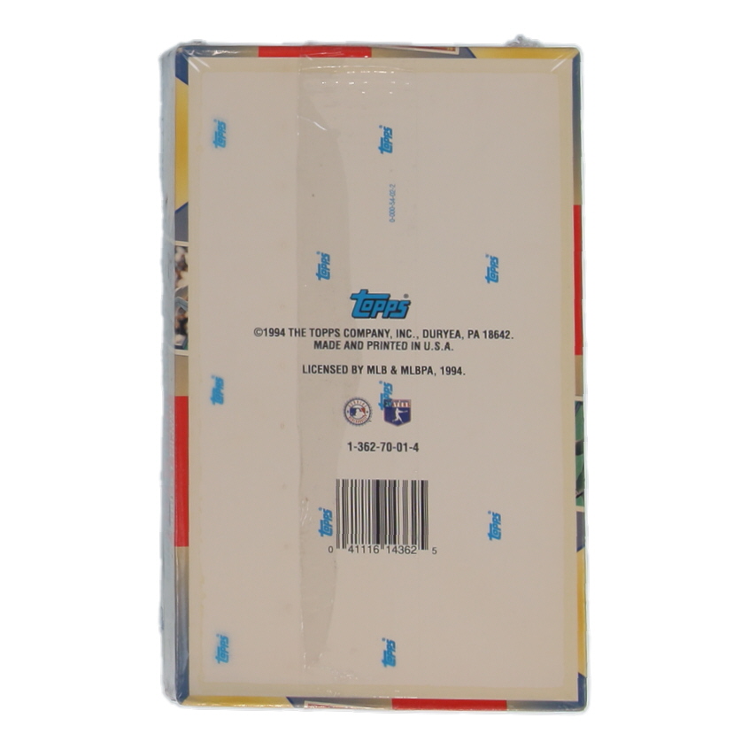 1994 Topps Series 1 Baseball Hobby Box with (36) Packs at PristineAuction.com 1994 Topps Series 1 Baseball Hobby Box with (36) Packs at PristineAuction.com