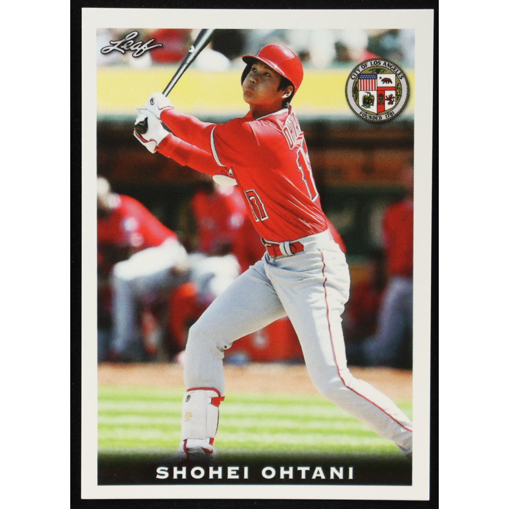 Shohei Ohtani 2018 Leaf National Convention #Rookie03 RC at PristineAuction.com