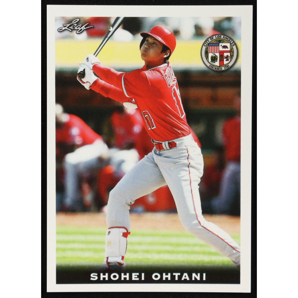 Shohei Ohtani 2018 Leaf National Convention #Rookie03 RC at PristineAuction.com
