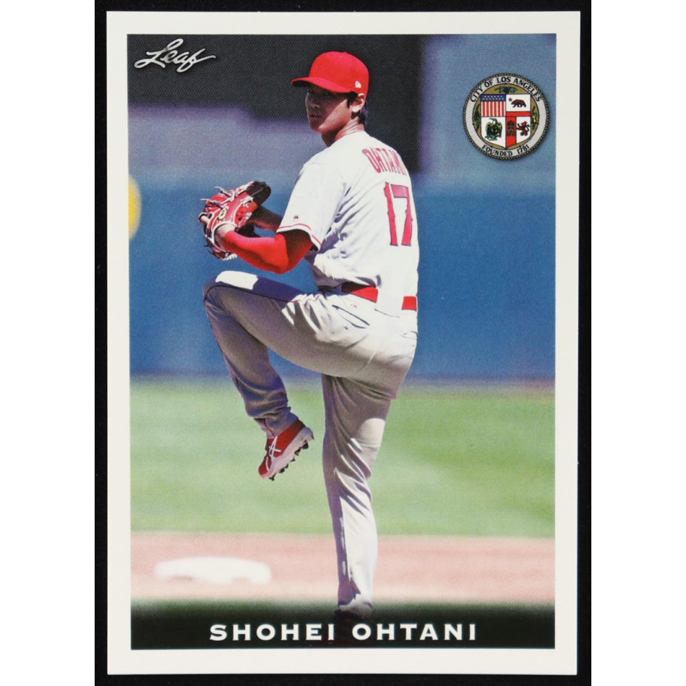 Shohei Ohtani 2018 Leaf National Convention #Rookie04 RC at PristineAuction.com