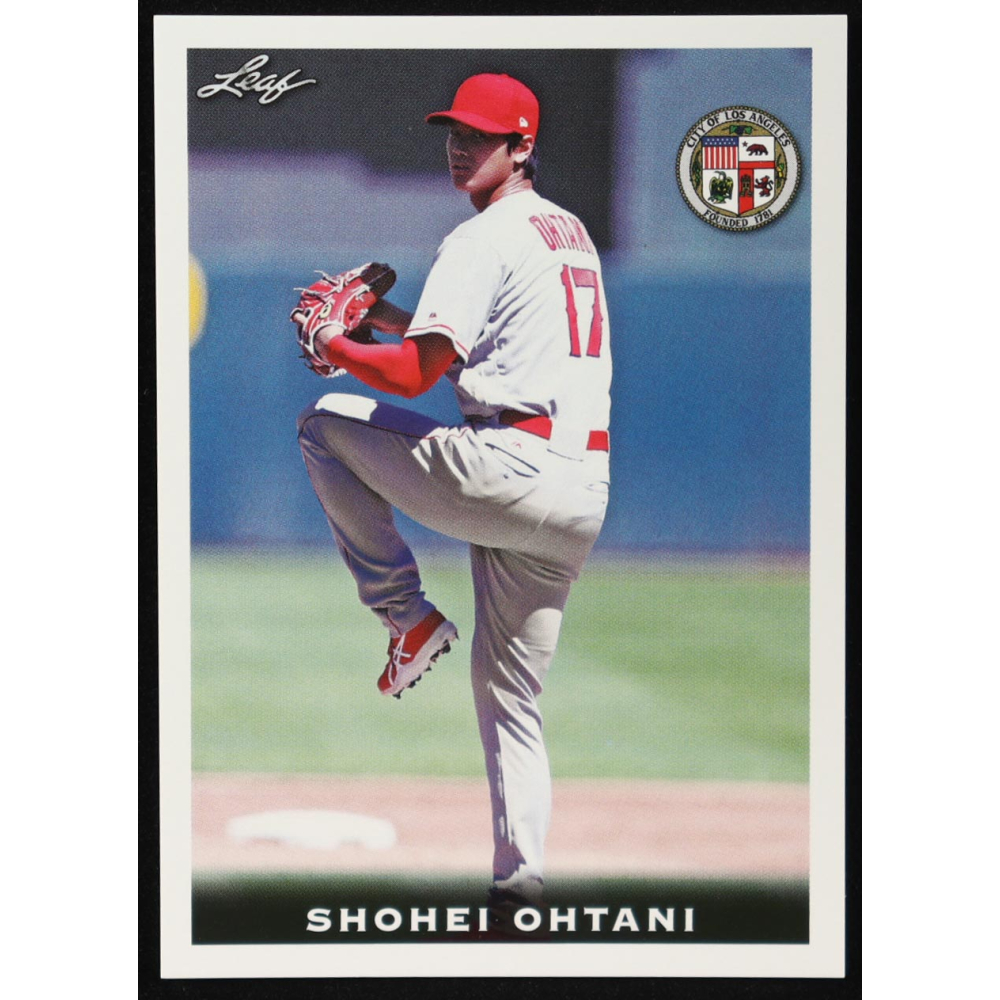 Shohei Ohtani 2018 Leaf National Convention #Rookie04 RC at PristineAuction.com