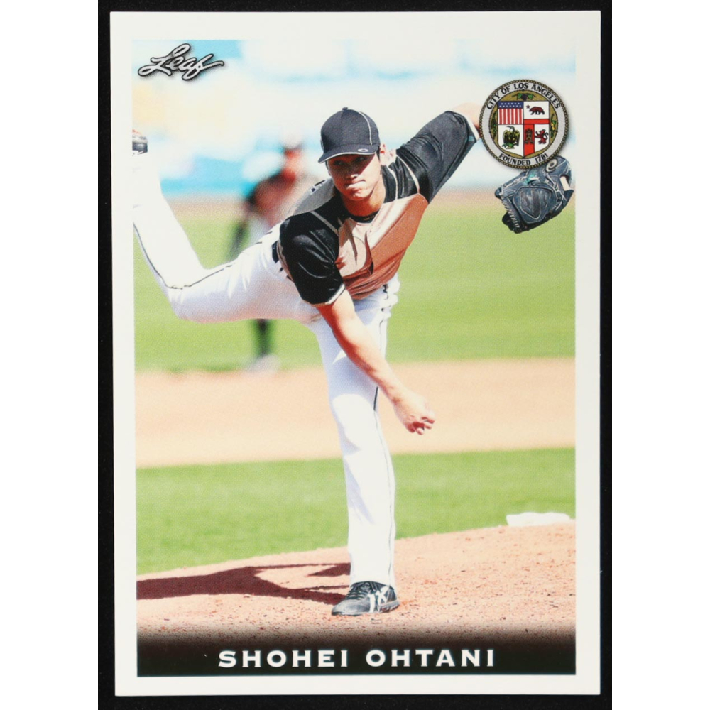 Shohei Ohtani 2018 Leaf National Convention #Rookie05 RC at PristineAuction.com