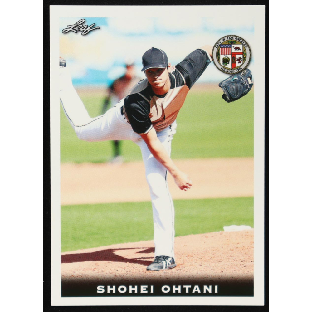 Shohei Ohtani 2018 Leaf National Convention #Rookie05 RC at PristineAuction.com