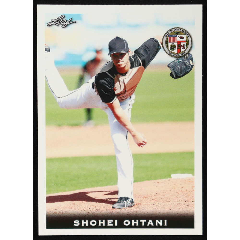 Shohei Ohtani 2018 Leaf National Convention #Rookie05 RC at PristineAuction.com