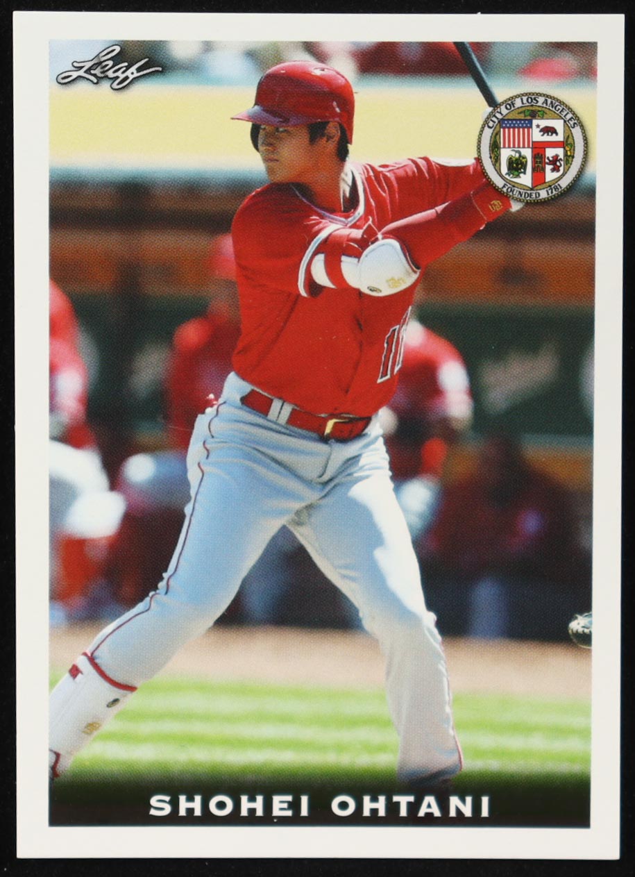 Shohei Ohtani 2018 Leaf National Convention #Rookie01 RC at PristineAuction.com Shohei Ohtani 2018 Leaf National Convention #Rookie01 RC at PristineAuction.com