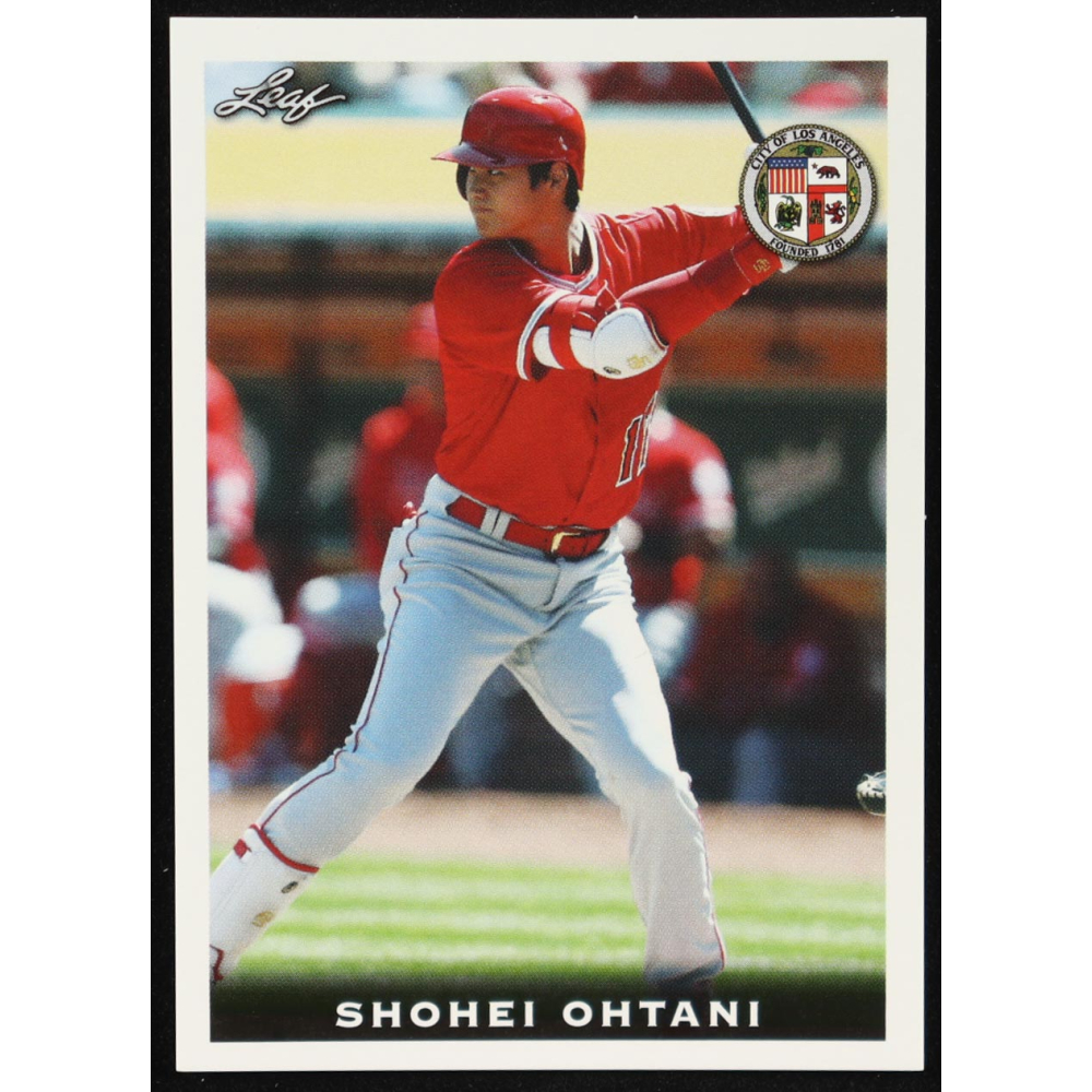 Shohei Ohtani 2018 Leaf National Convention #Rookie01 RC at PristineAuction.com