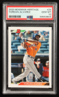 Yordan Alvarez 2020 Bowman Heritage #25 RC (PSA 10) at PristineAuction.com