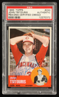 John Tsitouris Signed 1963 Topps #244 (PSA Encapsulated) at PristineAuction.com