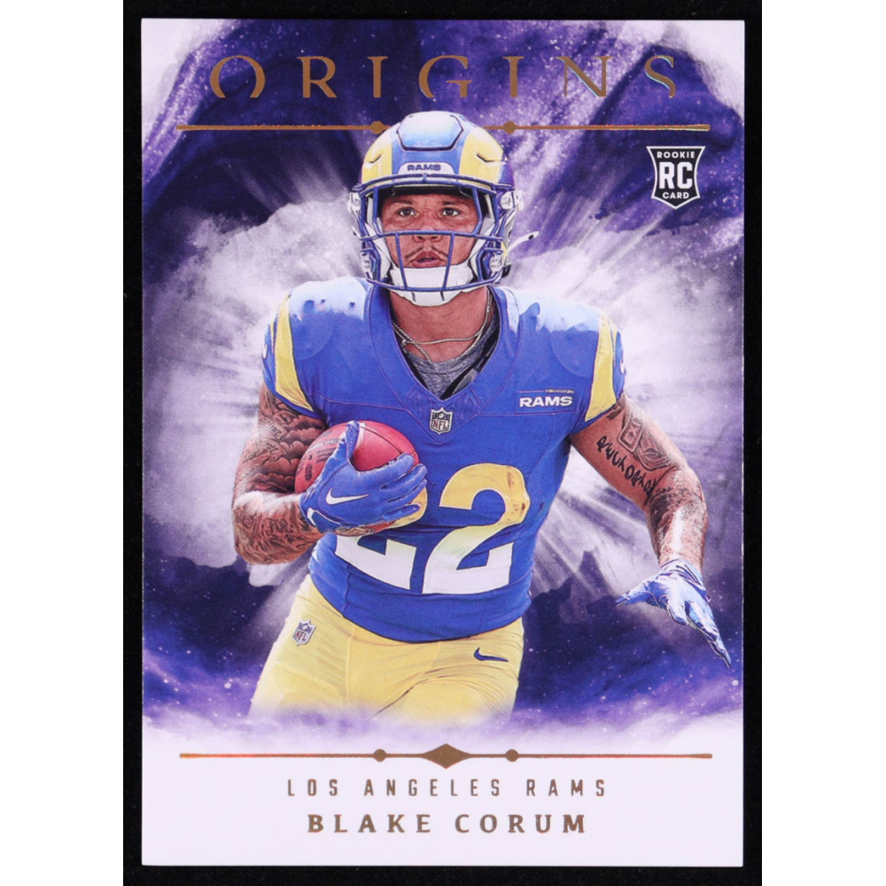 Blake Corum 2024 Panini Origins #110 RC at PristineAuction.com