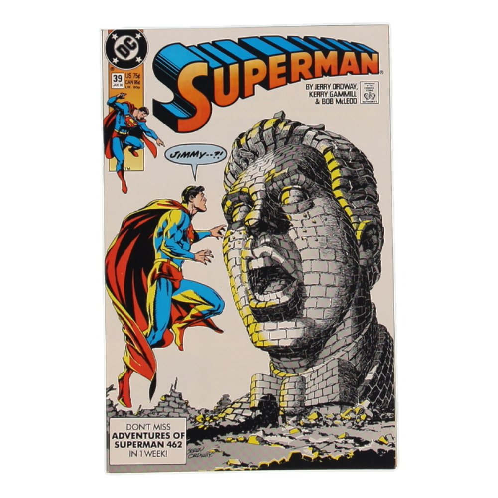 1990 "Superman" Issue #39 DC Comic Book at PristineAuction.com