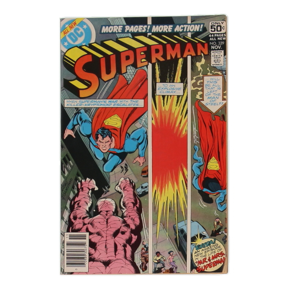 1978 "Superman" Issue #329 DC Comic Book at PristineAuction.com
