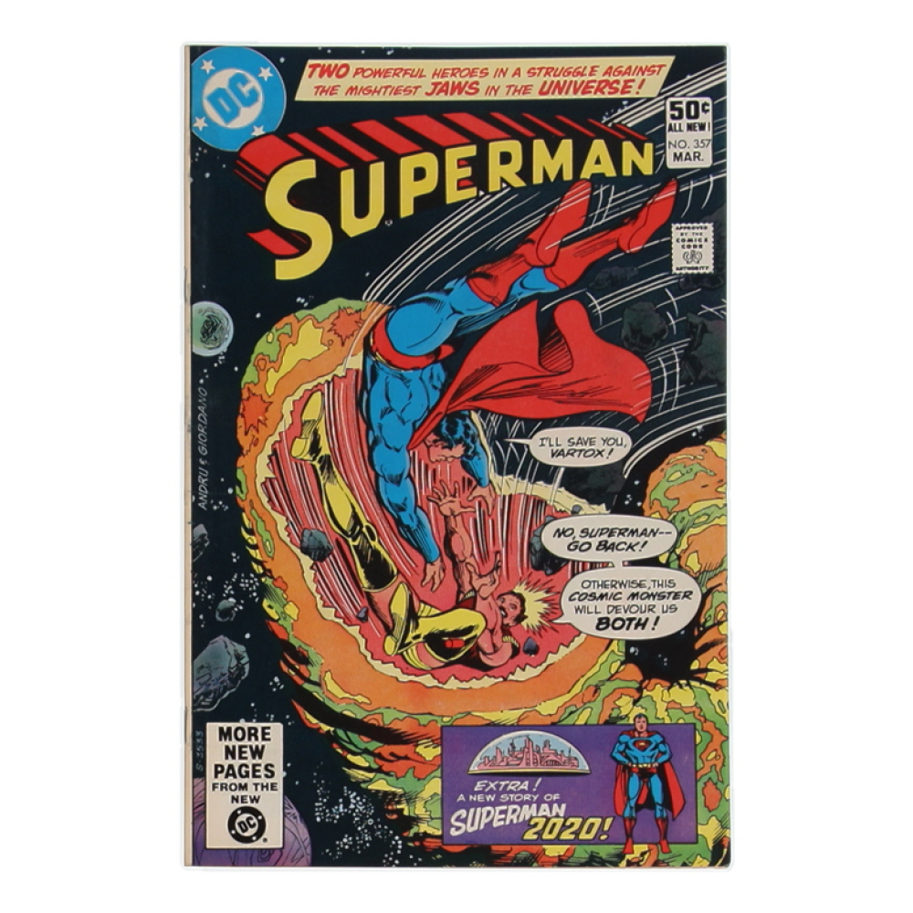 1981 "Superman" Issue #357 DC Comic Book at PristineAuction.com