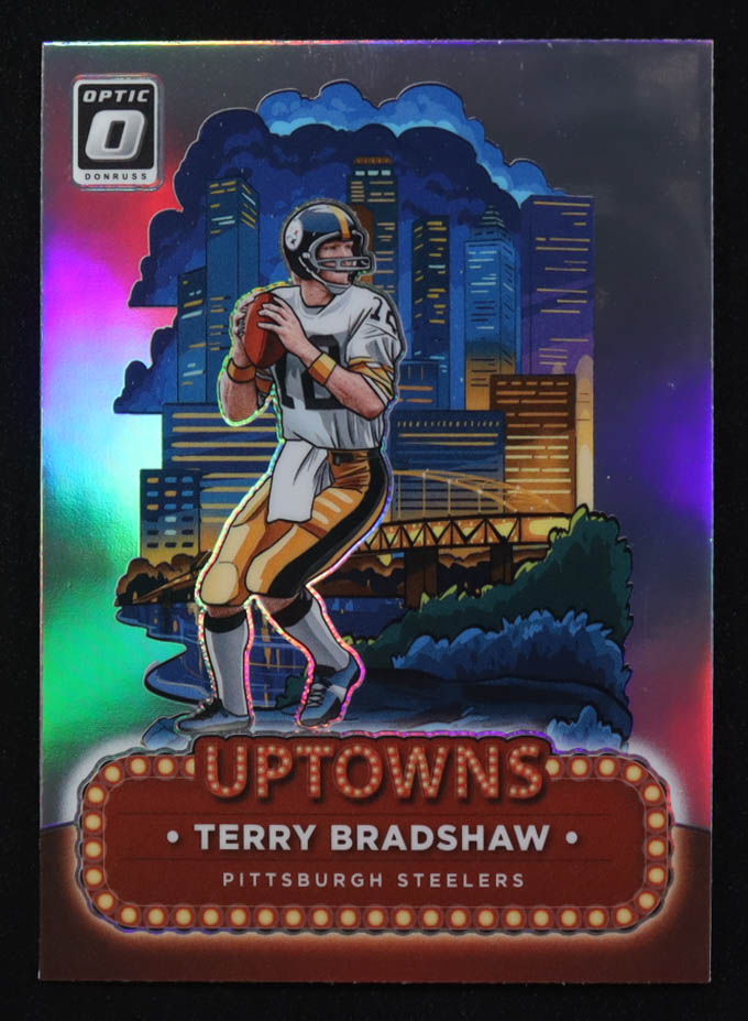 Terry Bradshaw 2024 Panini Donruss Optic Uptowns #25 at PristineAuction.com Terry Bradshaw 2024 Panini Donruss Optic Uptowns #25 at PristineAuction.com