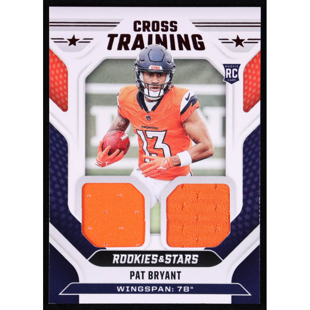 Pat Bryant 2025 Panini Rookies & Stars Cross Training Dual Materials Red #CTPBT RC at PristineAuction.com