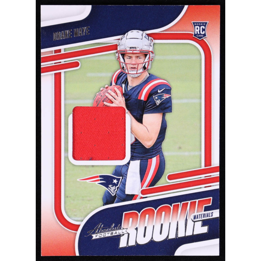 Drake Maye 2024 Absolute Absolute Rookie Materials #3 RC at PristineAuction.com