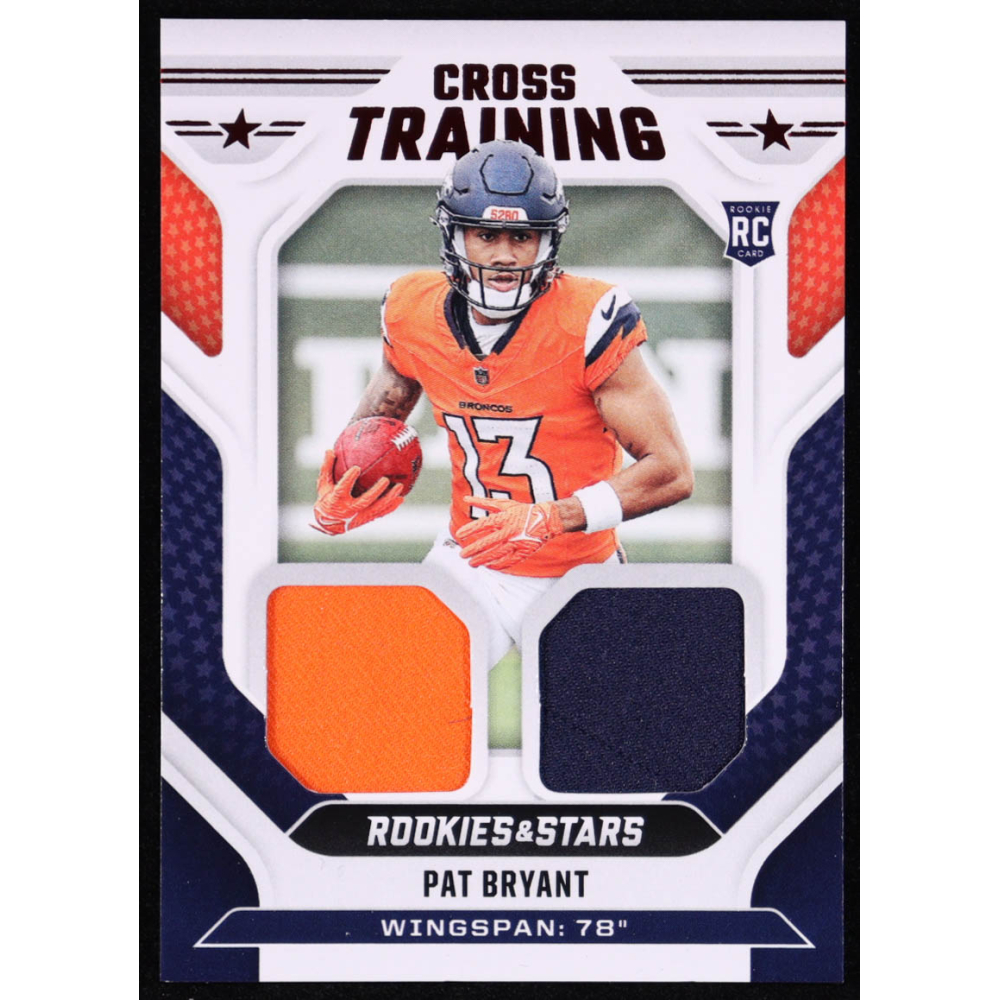 Pat Bryant 2025 Panini Rookies & Stars Cross Training Dual Materials Red #CTPBT RC at PristineAuction.com