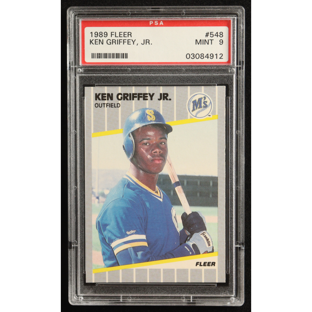 Ken Griffey Jr. RC 1989 Fleer #548 UER/Born in Donora, PA (PSA 9) at PristineAuction.com