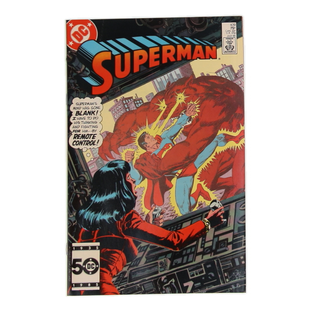 1985 "Superman" Issue #409 DC Comic Book at PristineAuction.com