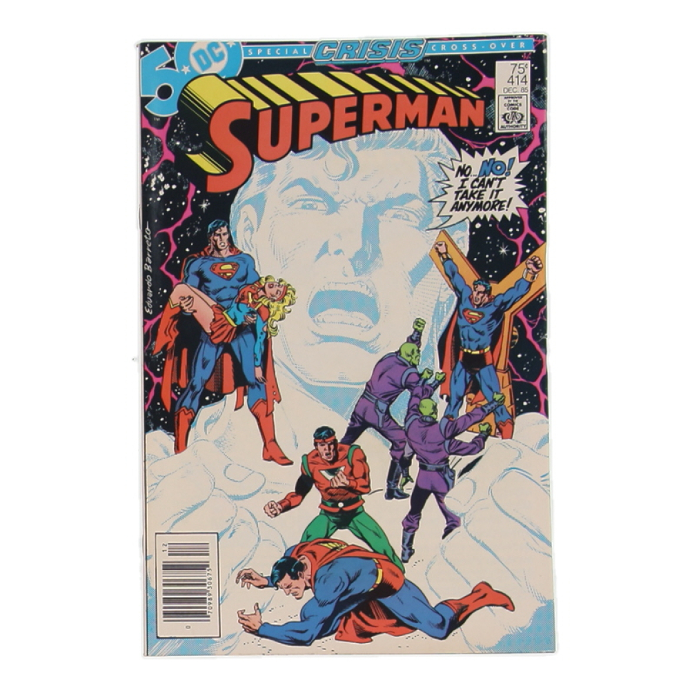 1985 "Superman" Issue #414 DC Comic Book at PristineAuction.com