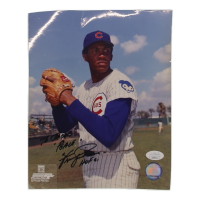 Fergie Jenkins Signed Cubs 8x10 Photo Inscribed "To Jacob / Peace / HOF 91" (JSA) at PristineAuction.com