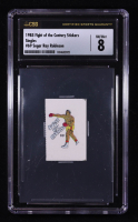 Sugar Ray Robinson 1985 Fight Of The Century Stickers Singles #69 (CSG 8) at PristineAuction.com