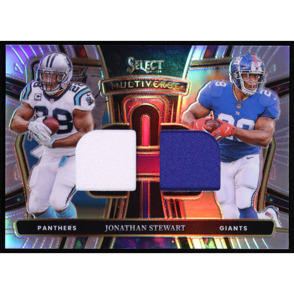 Jonathan Stewart 2024 Select Multiverse Dual Jerseys Prizm #7 #010/149 at PristineAuction.com