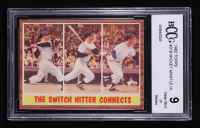 Mickey Mantle 1962 Topps The Switch Hitter Connects #318 (BCCG 9) at PristineAuction.com