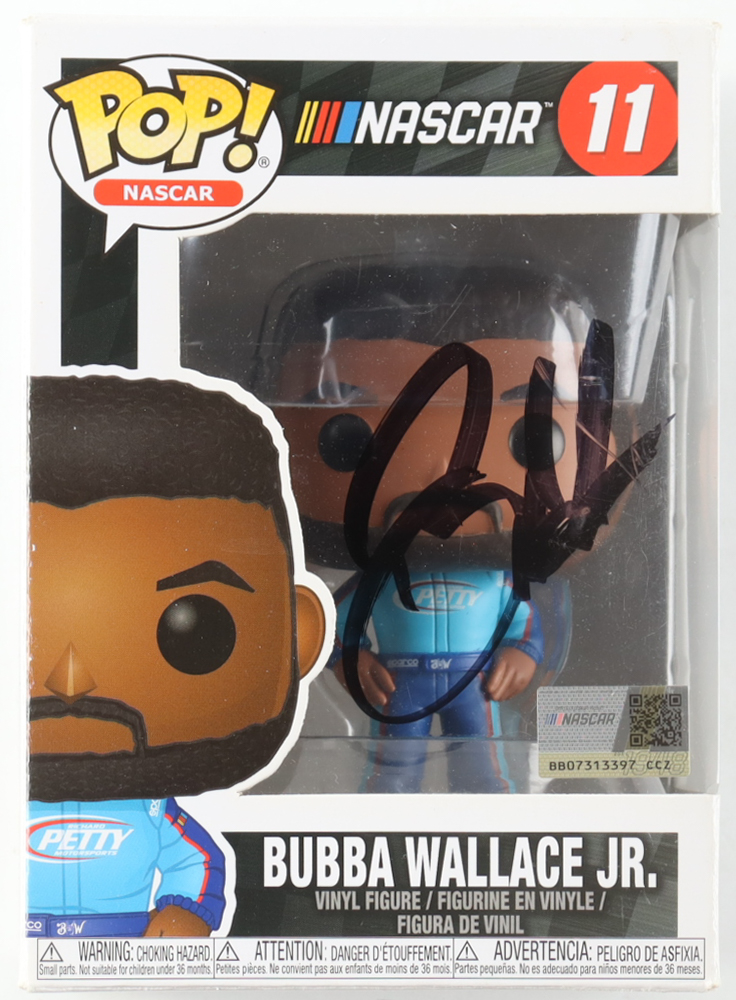 Bubba Wallace Jr. Signed NASCAR #11 Funko Pop! Vinyl Figure (ACOA) at PristineAuction.com Bubba Wallace Jr. Signed NASCAR #11 Funko Pop! Vinyl Figure (ACOA) at PristineAuction.com
