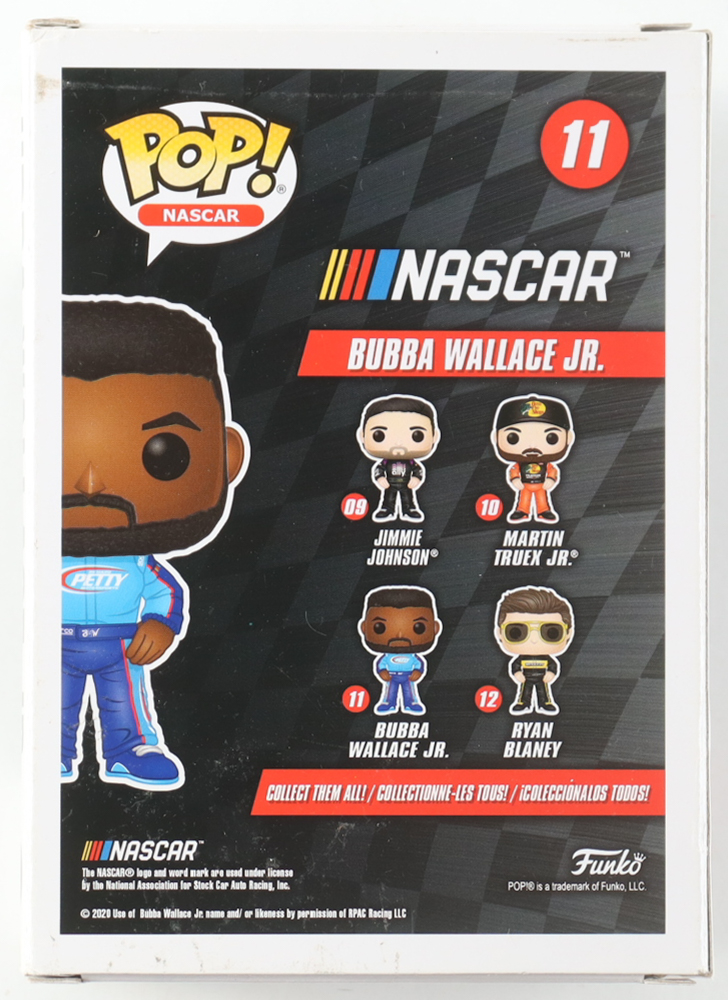 Bubba Wallace Jr. Signed NASCAR #11 Funko Pop! Vinyl Figure (ACOA) at PristineAuction.com Bubba Wallace Jr. Signed NASCAR #11 Funko Pop! Vinyl Figure (ACOA) at PristineAuction.com