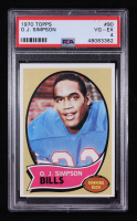 O.J. Simpson 1970 Topps #90 RC (PSA 4) at PristineAuction.com
