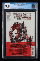 2021 "Wolverine: Black, White & Blood" Issue #1 Marvel Comic Book (CGC 9.8) at PristineAuction.com