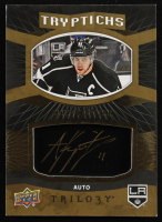 Anze Kopitar 2017-18 Upper Deck Trilogy Tryptichs Autographs #TLAK1 #52/99 at PristineAuction.com