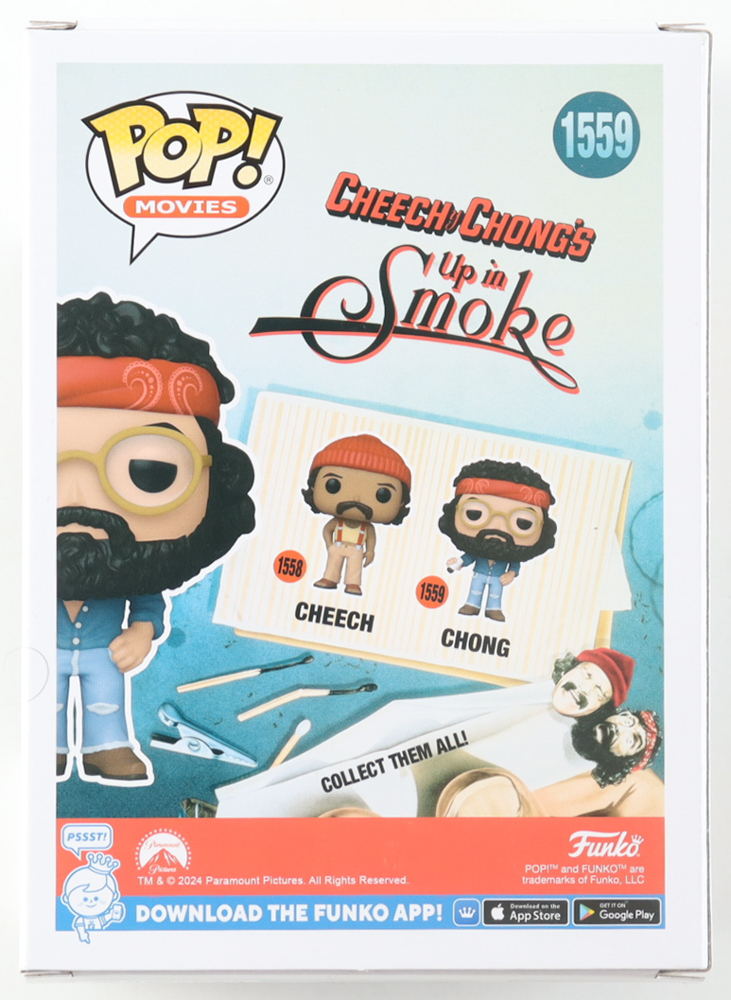 Tommy Chong Signed "Cheech & Chong's Up In Smoke" #1559 Chong Funko Pop! Vinyl Figure (ACOA) at PristineAuction.com Tommy Chong Signed "Cheech & Chong's Up In Smoke" #1559 Chong Funko Pop! Vinyl Figure (ACOA) at PristineAuction.com
