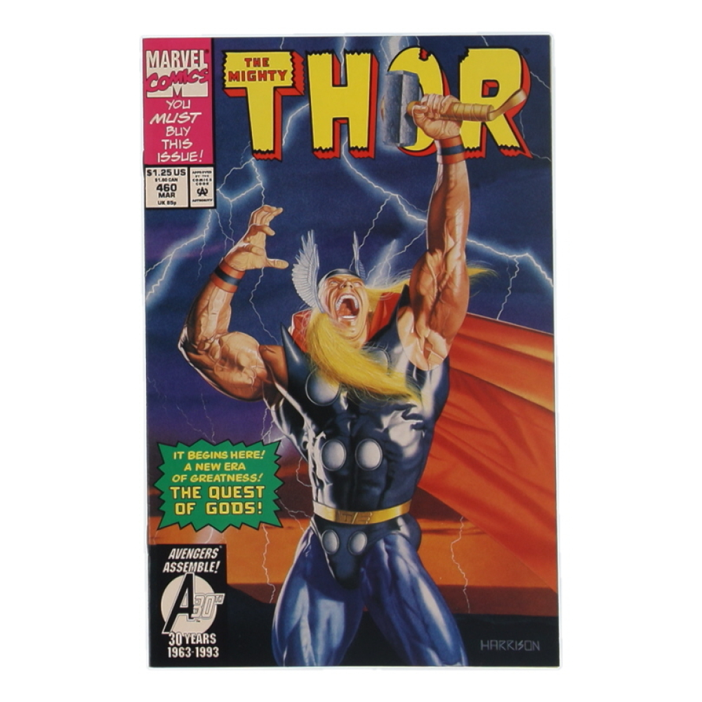 1993 "The Mighty Thor" Issue #460 Marvel Comic Book at PristineAuction.com
