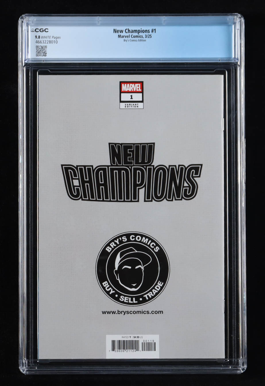 2025 "New Champions" Issue #1 Marvel Comic Book (CGC 9.8) at PristineAuction.com 2025 "New Champions" Issue #1 Marvel Comic Book (CGC 9.8) at PristineAuction.com