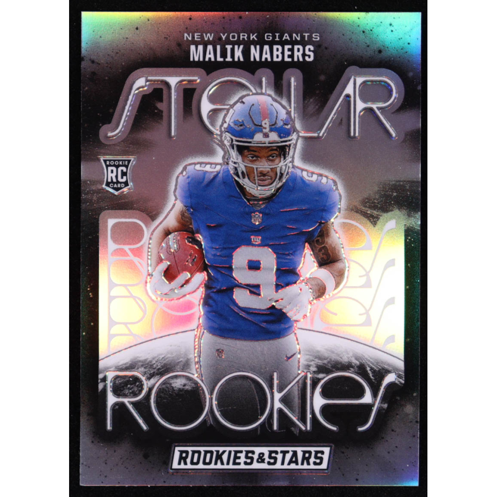 Malik Nabers 2024 Rookies and Stars Stellar Rookies Silver #4 RC at PristineAuction.com