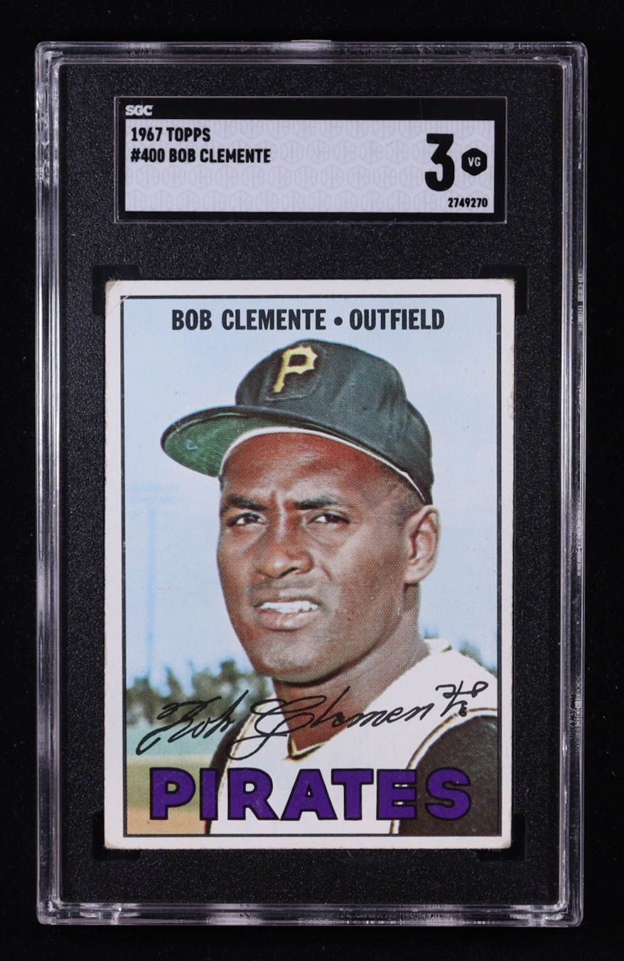 Bob Clemente 1967 Topps #400 (SGC 3) at PristineAuction.com Bob Clemente 1967 Topps #400 (SGC 3) at PristineAuction.com