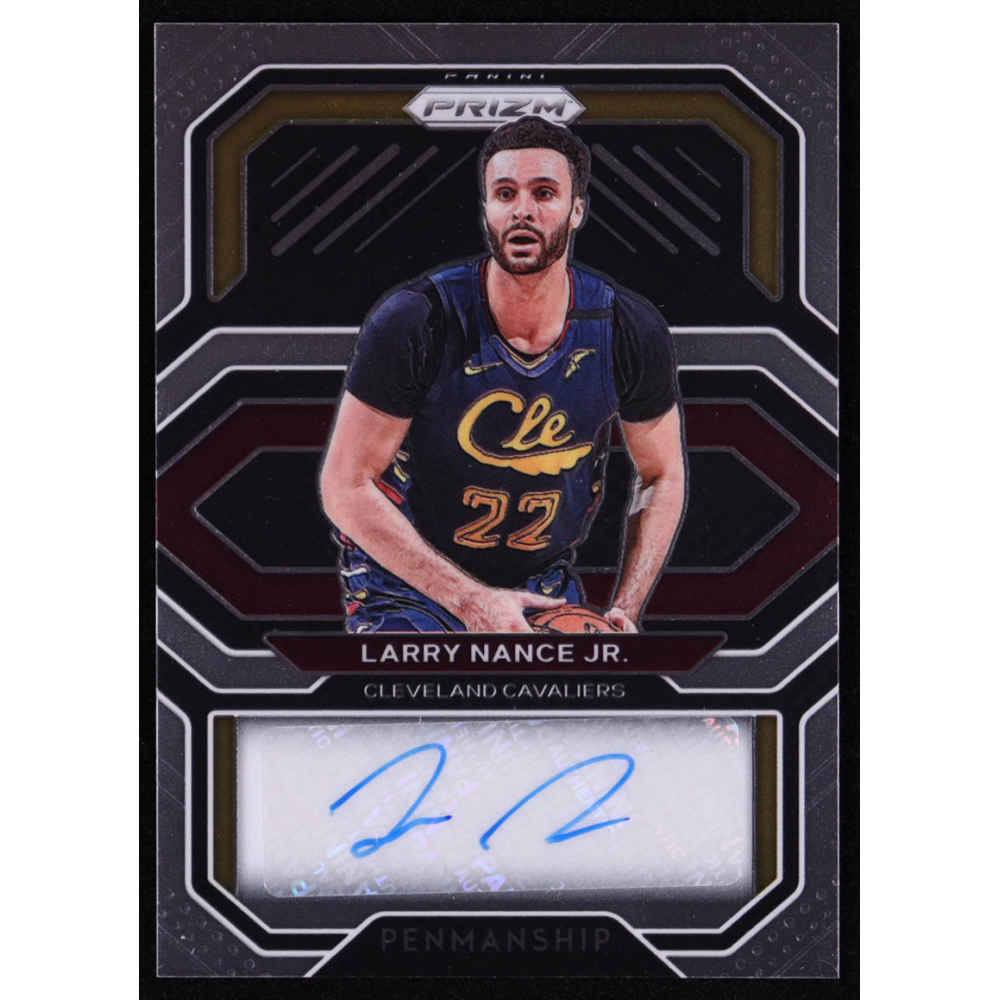 Larry Nance Jr. 2020-21 Panini Prizm Penmanship #9 at PristineAuction.com