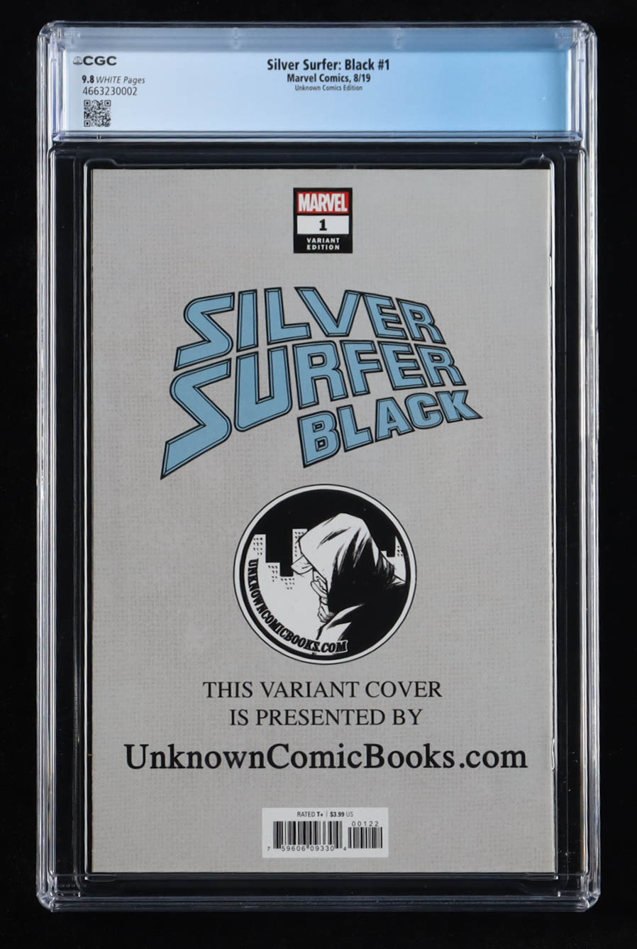 2019 "Silver Surfer: Black" Issue #1 Marvel Comic Book (CGC 9.8) at PristineAuction.com 2019 "Silver Surfer: Black" Issue #1 Marvel Comic Book (CGC 9.8) at PristineAuction.com