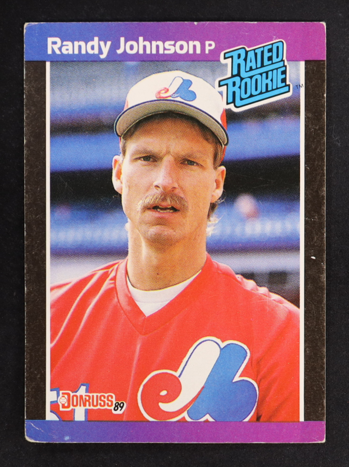 Randy Johnson 1989 Donruss #42 RC RR RC at PristineAuction.com Randy Johnson 1989 Donruss #42 RC RR RC at PristineAuction.com