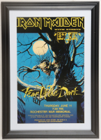 1992 "Iron Maiden" Rochester War Memorial Concert Custom Framed Poster at PristineAuction.com