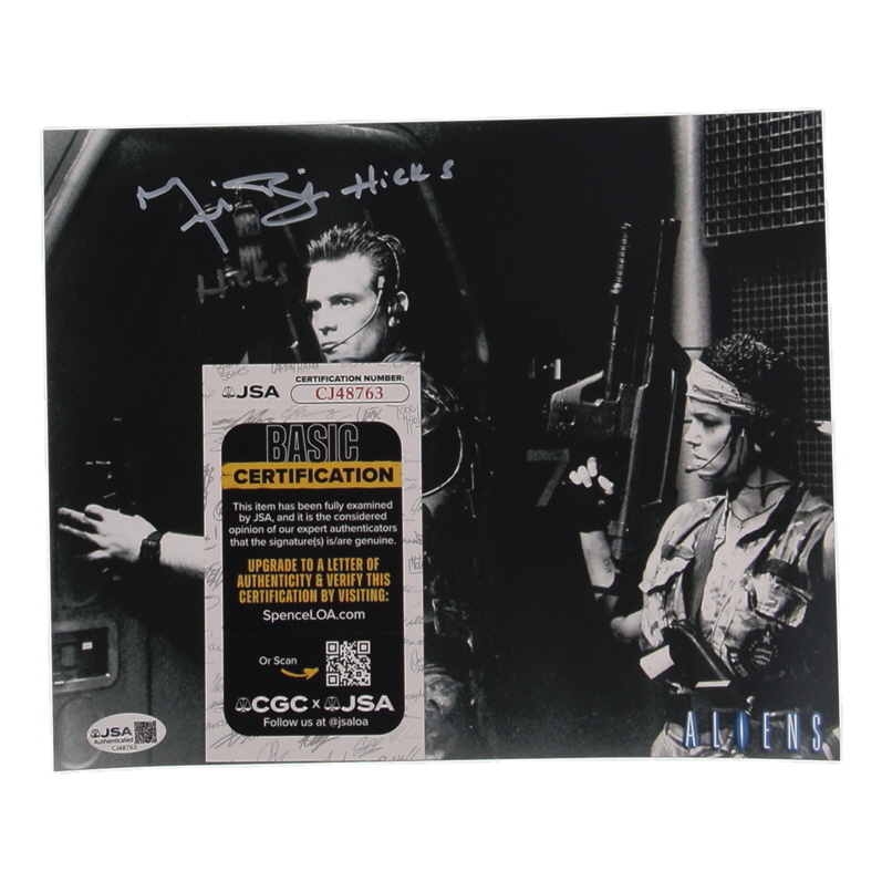 Michael Biehn Signed "Aliens" 8x10 Photo Inscribed "Hicks" (JSA) at PristineAuction.com Michael Biehn Signed "Aliens" 8x10 Photo Inscribed "Hicks" (JSA) at PristineAuction.com
