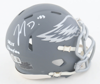 Jahan Dotson Signed Eagles Slate Alternate Speed Mini Helmet Inscribed "SB LIX Champion" (Beckett) at PristineAuction.com