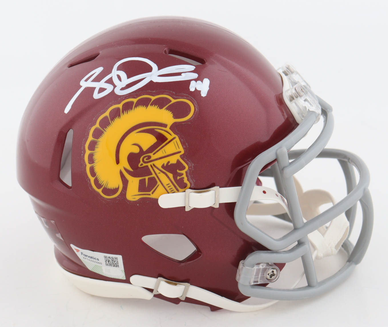 Sam Darnold Signed USC Trojans Speed Mini Helmet (Fanatics) at PristineAuction.com Sam Darnold Signed USC Trojans Speed Mini Helmet (Fanatics) at PristineAuction.com