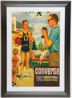 1963 "Converse Basketball" Custom Framed Print at PristineAuction.com