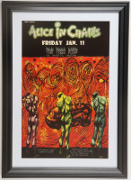 1991 "Alice in Chains" The Town Pump Concert Custom Framed Poster at PristineAuction.com