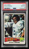 Steve Owens 1975 Topps #333 (PSA 8) at PristineAuction.com