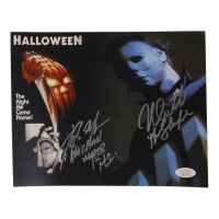 Nick Castle & Tony Moran Signed "Halloween" 8x10 Photo Inscribed "The Shape" & "Michael Myers #1" (JSA) at PristineAuction.com